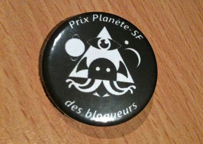 Utopiales 2013 - badge Planète-SF