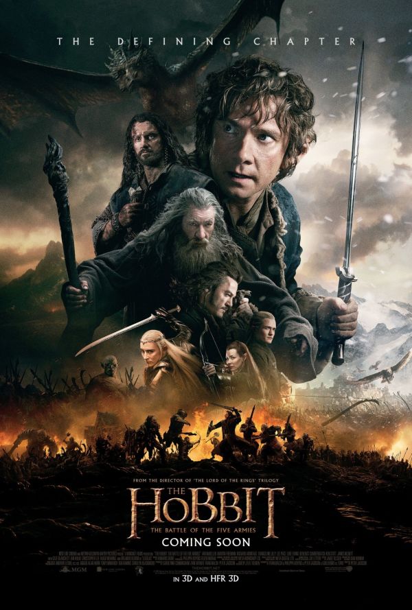 Le hobbit - La bataille des cinq armées - affiche